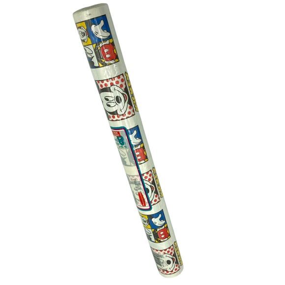 Mickey Mouse & Pals CONTACT PAPER Shelf Rubbermaid DISNEY 1990 36 Sq Ft Jumbo - Picture 3 of 8